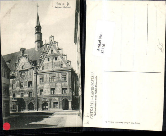 82316, Ulm an der Donau Town Hall (Detailed View)