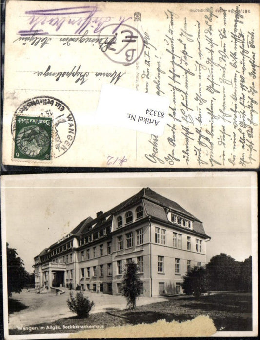 83324, Wangen im Allgäu District Hospital Hospital Detailed View