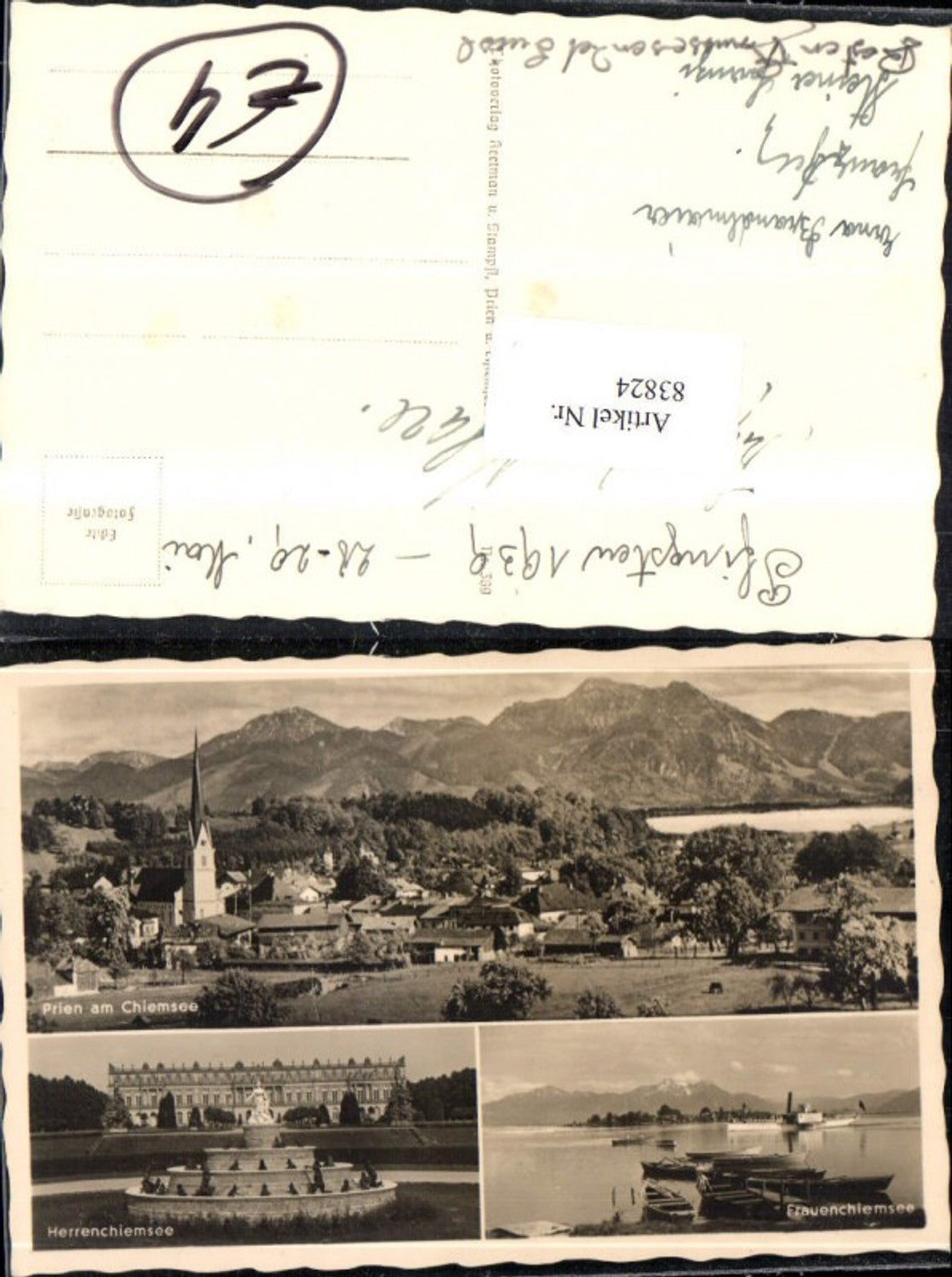 83824,Prien am Chiemsee Totale Herrenchiemsee Frauenchiemsee