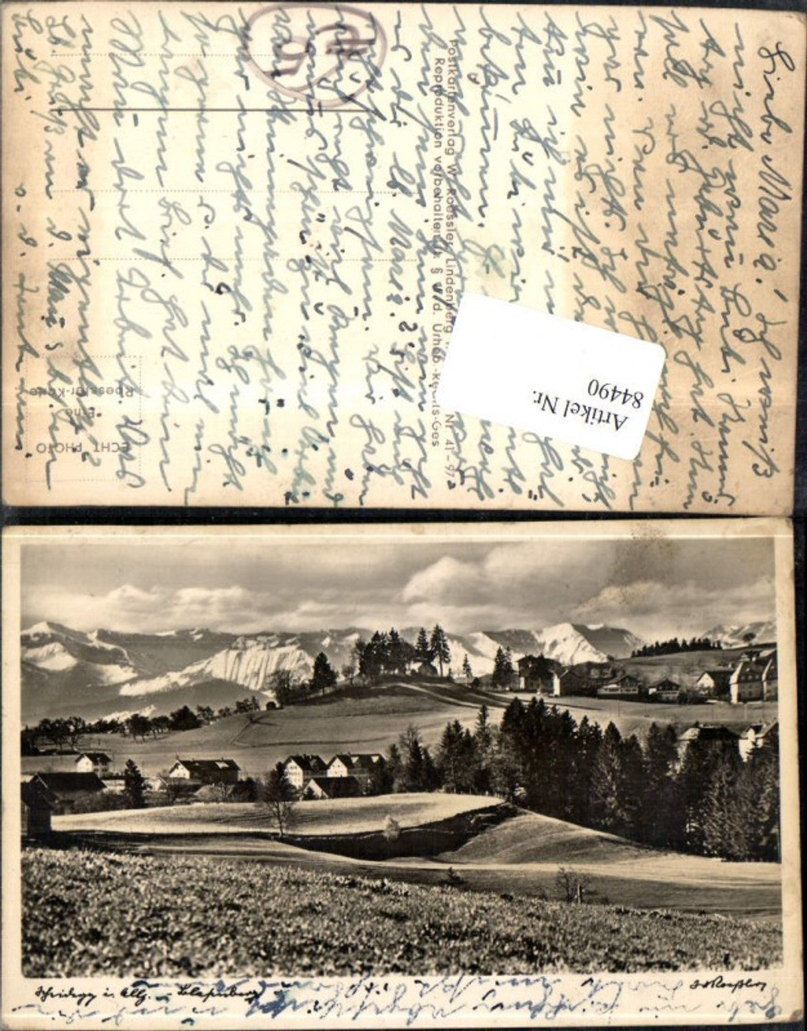 84490, Scheidegg im Allgäu 1940