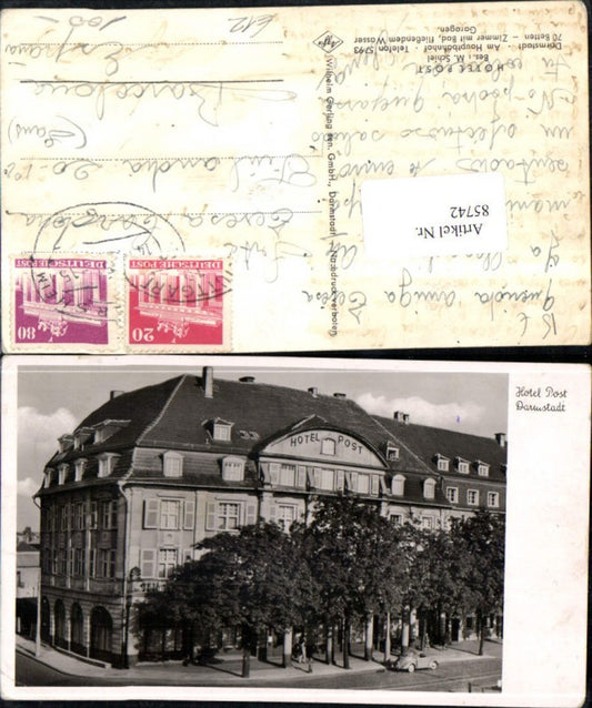 85742,Hotel Post Detailansicht in Darmstadt