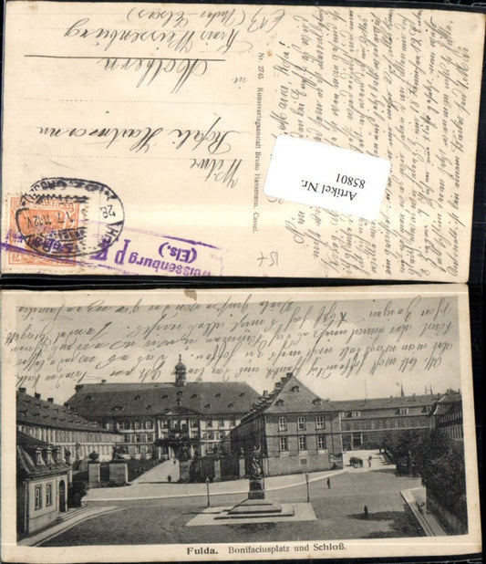 85801,Fulda Bonifacusplatz und Schloss