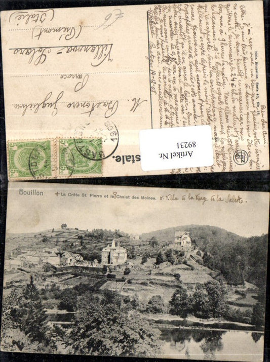 89231,Bouillon La Crete St. Pierre et le Chalet des Moines Totale 1908