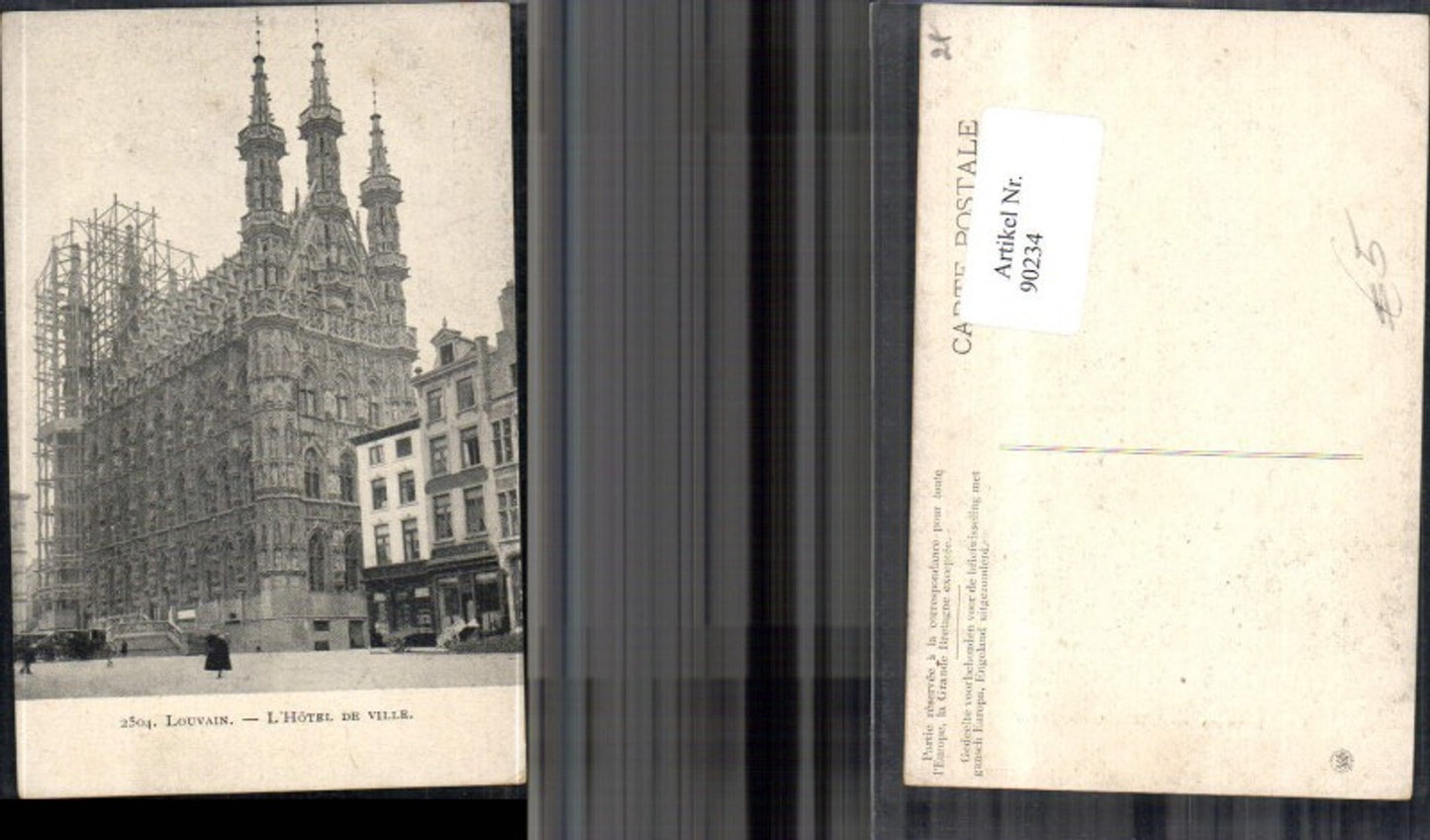 90234,Louvain L´Hotel de Ville Platzansicht
