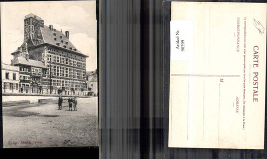 90299,Liege Maison Curtius Strassenansicht m. Personen