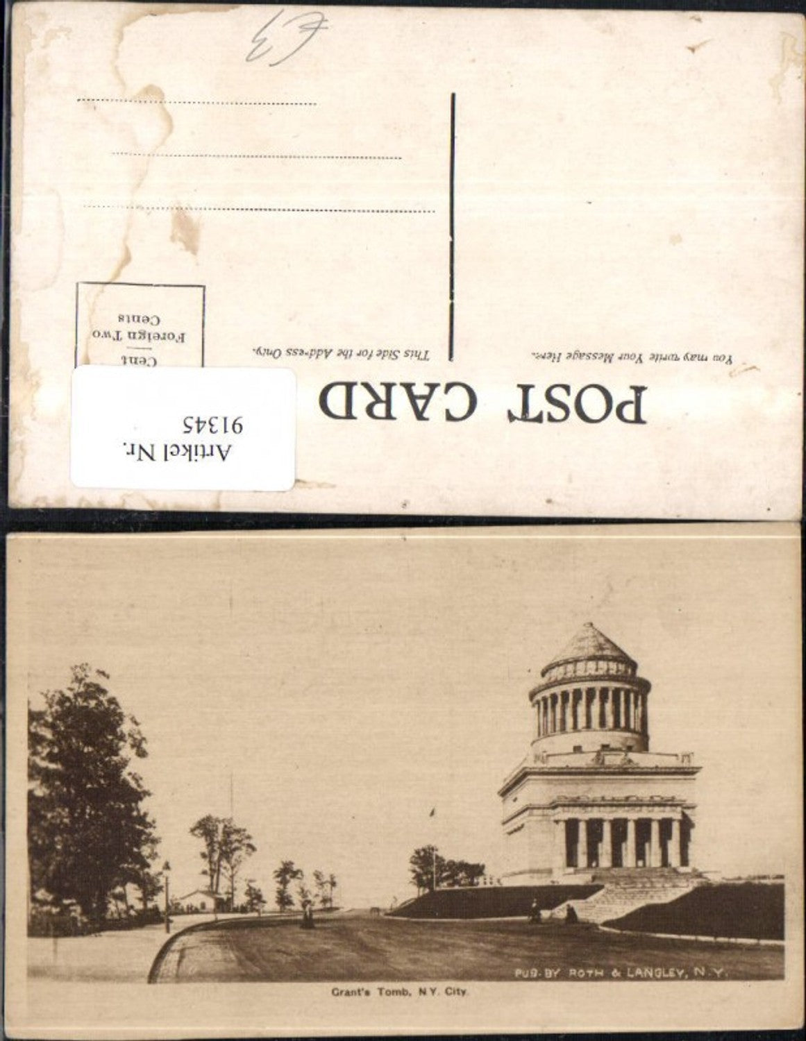 Alte Ansichtskarte – Old Postcard