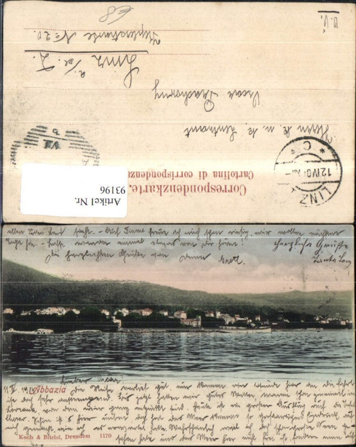 Alte Ansichtskarte – Old Postcard