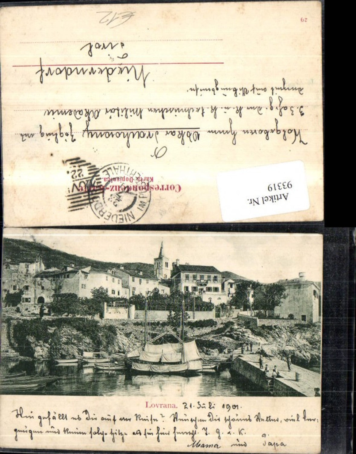 Alte Ansichtskarte – Old Postcard