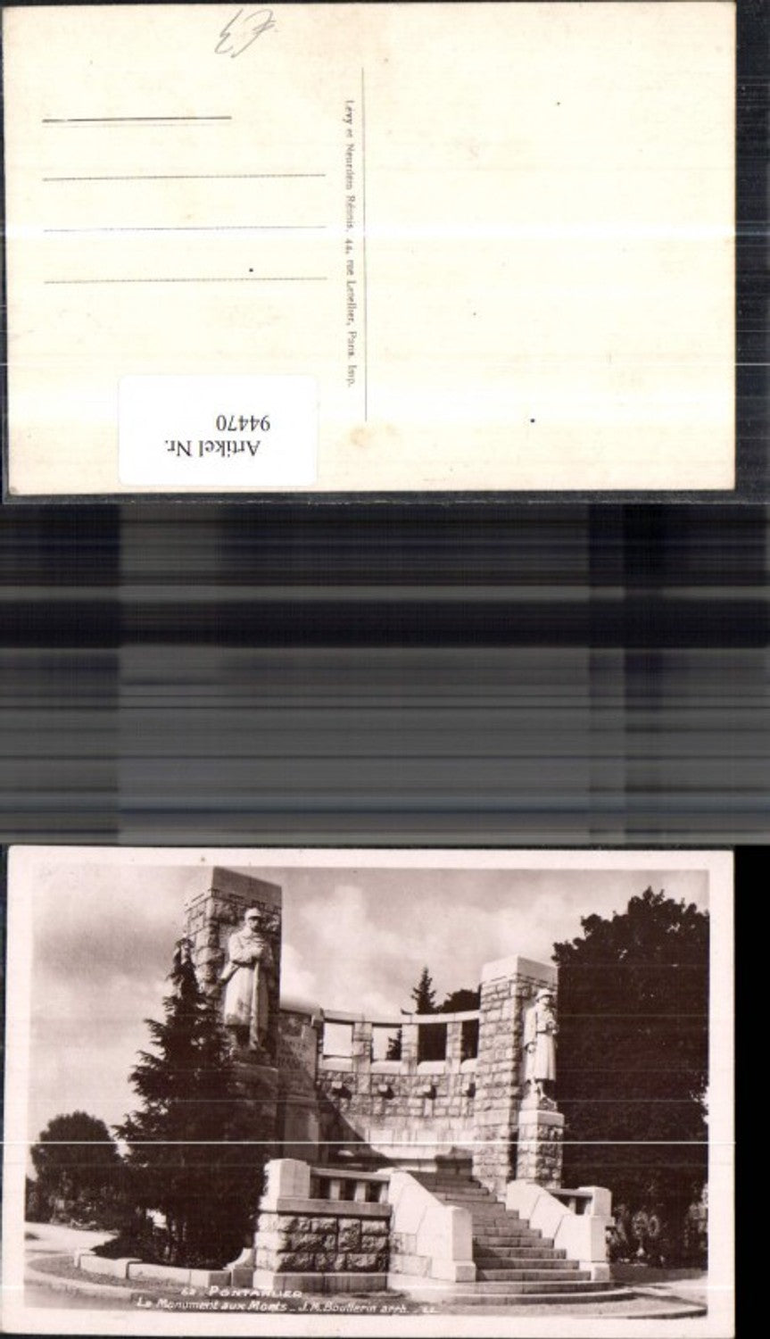 94470,Pontarlier Ansicht Monument