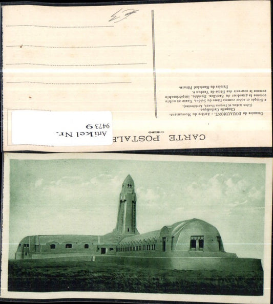 94739,Douaumont Monument Chapelle Catholique