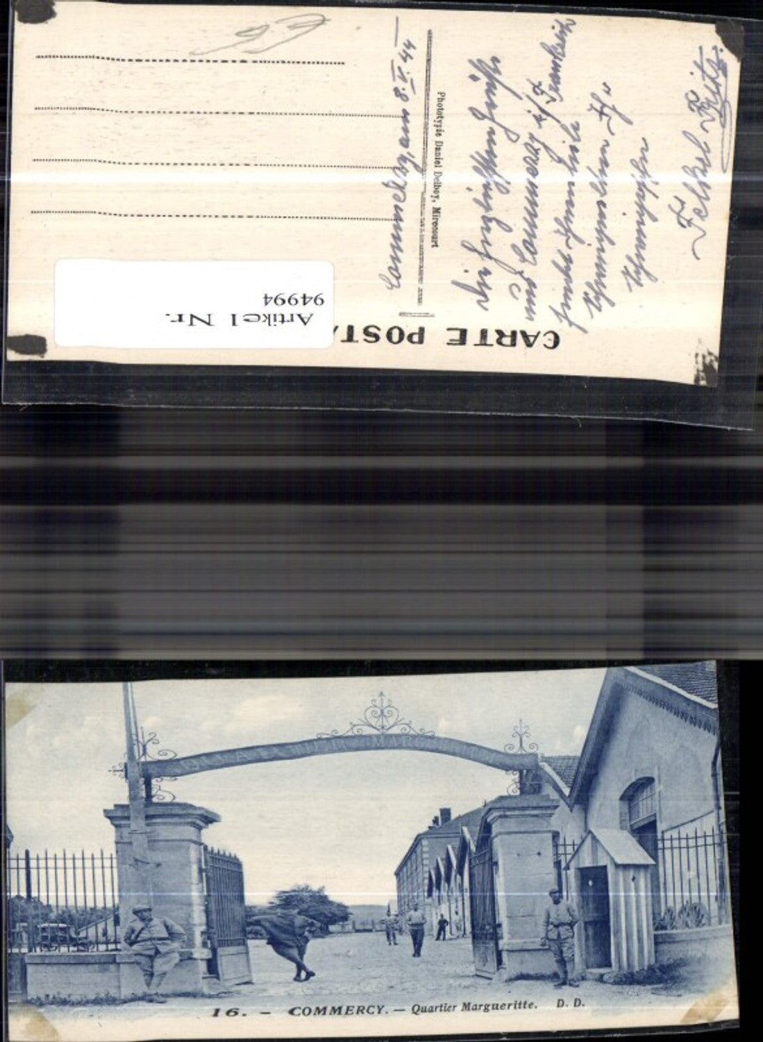94994,Comercy Quartier Margueritte Eingang Männer Soldaten 1944