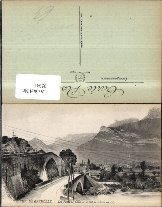 95341,Grenoble Ansicht Brücke