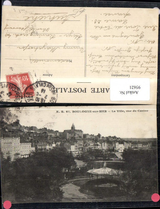 95621,Boulogne sur Mer La Ville Ansicht 1913