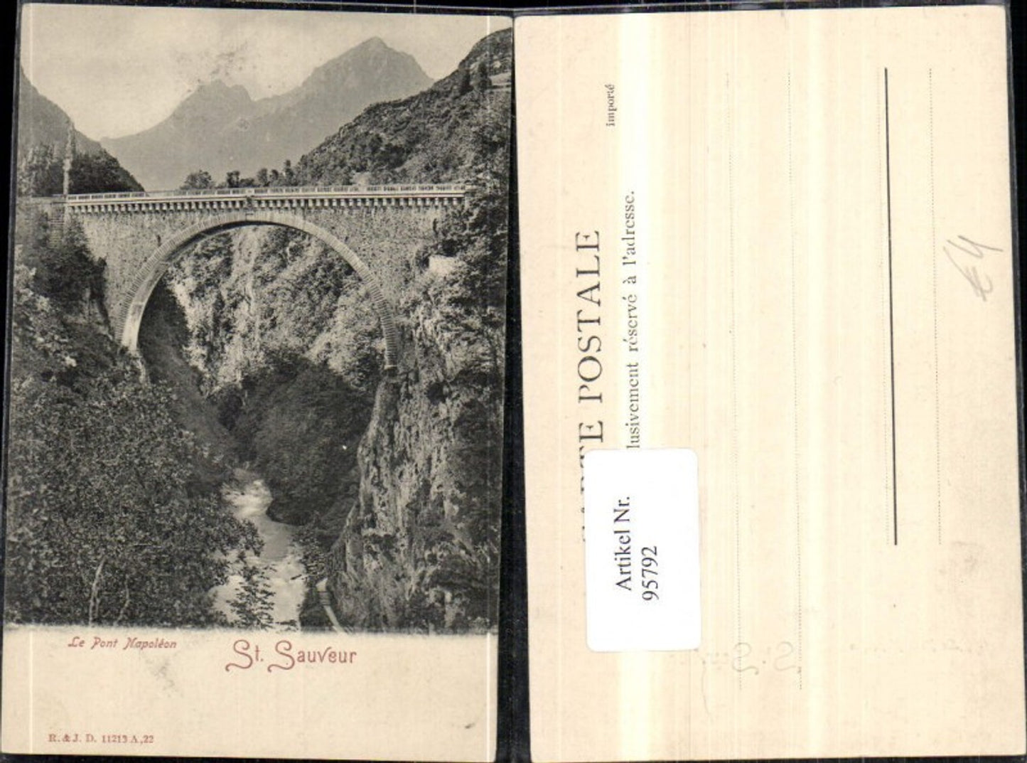 95792,St Sauveur Le Pont Napoleon Brücke