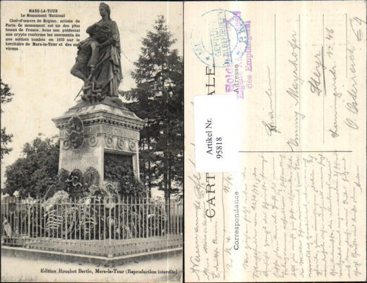 95818,Mars-La-Tour Ansicht Nationaldenkmal