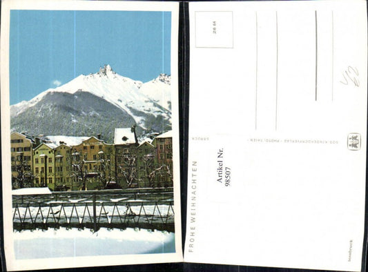 98507,SOS Kinderdorf 26/64 Frohe Weihnachten Innsbruck