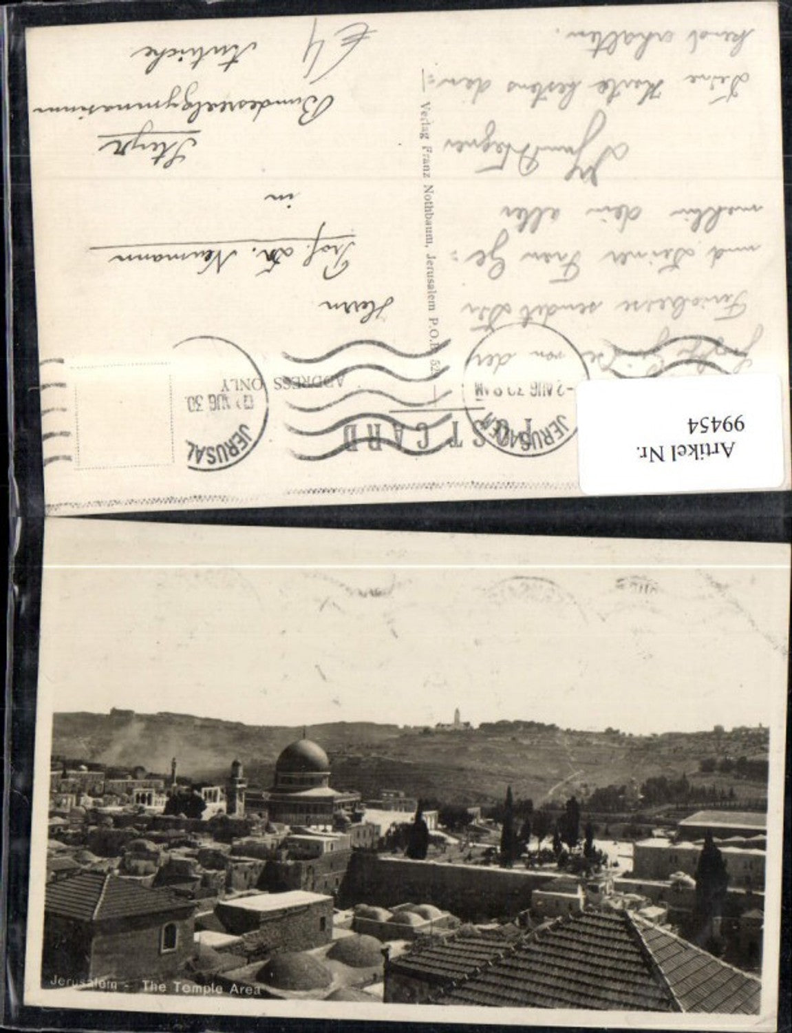 99454,Jerusalem The Temple Area