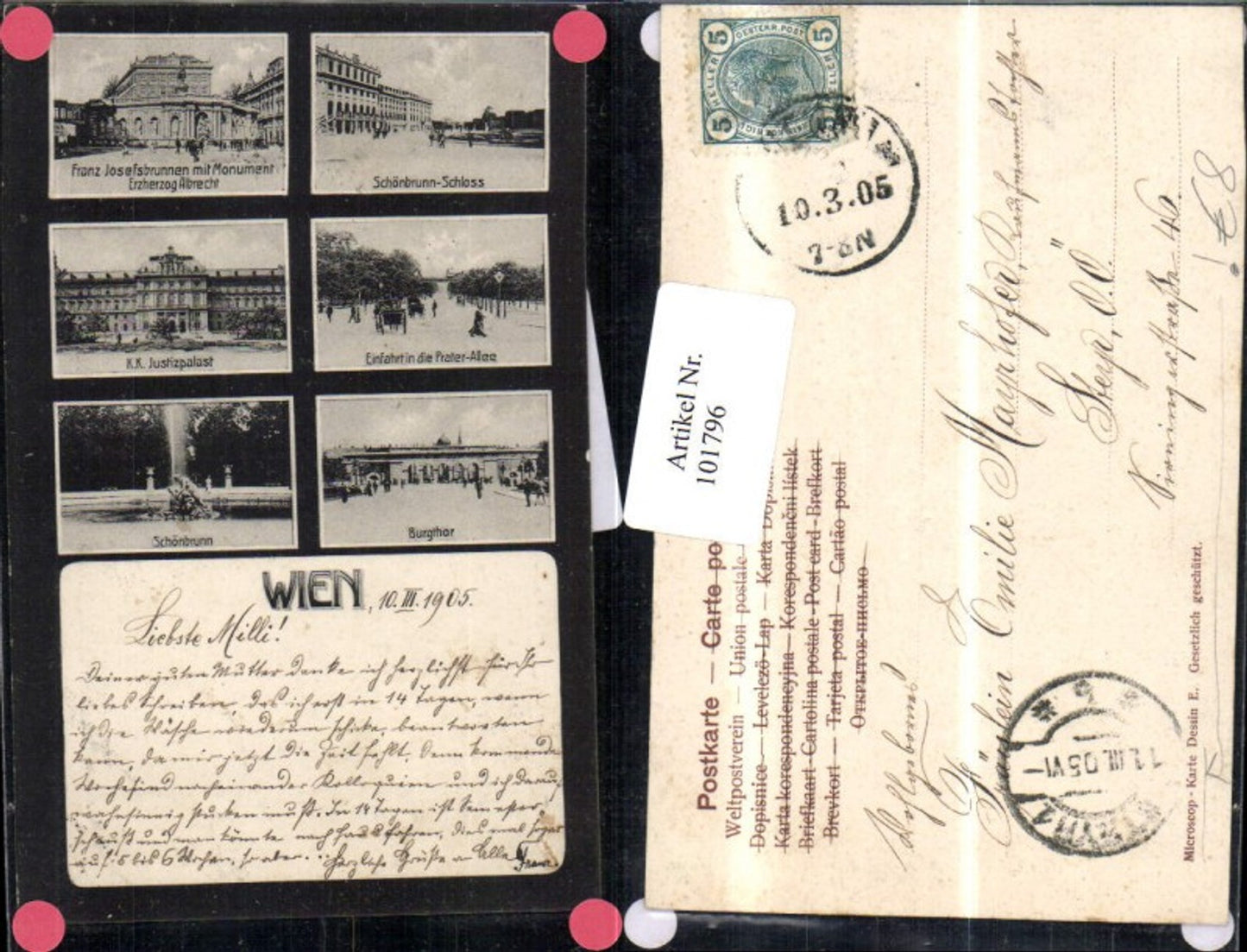 Alte Ansichtskarte – Old Postcard