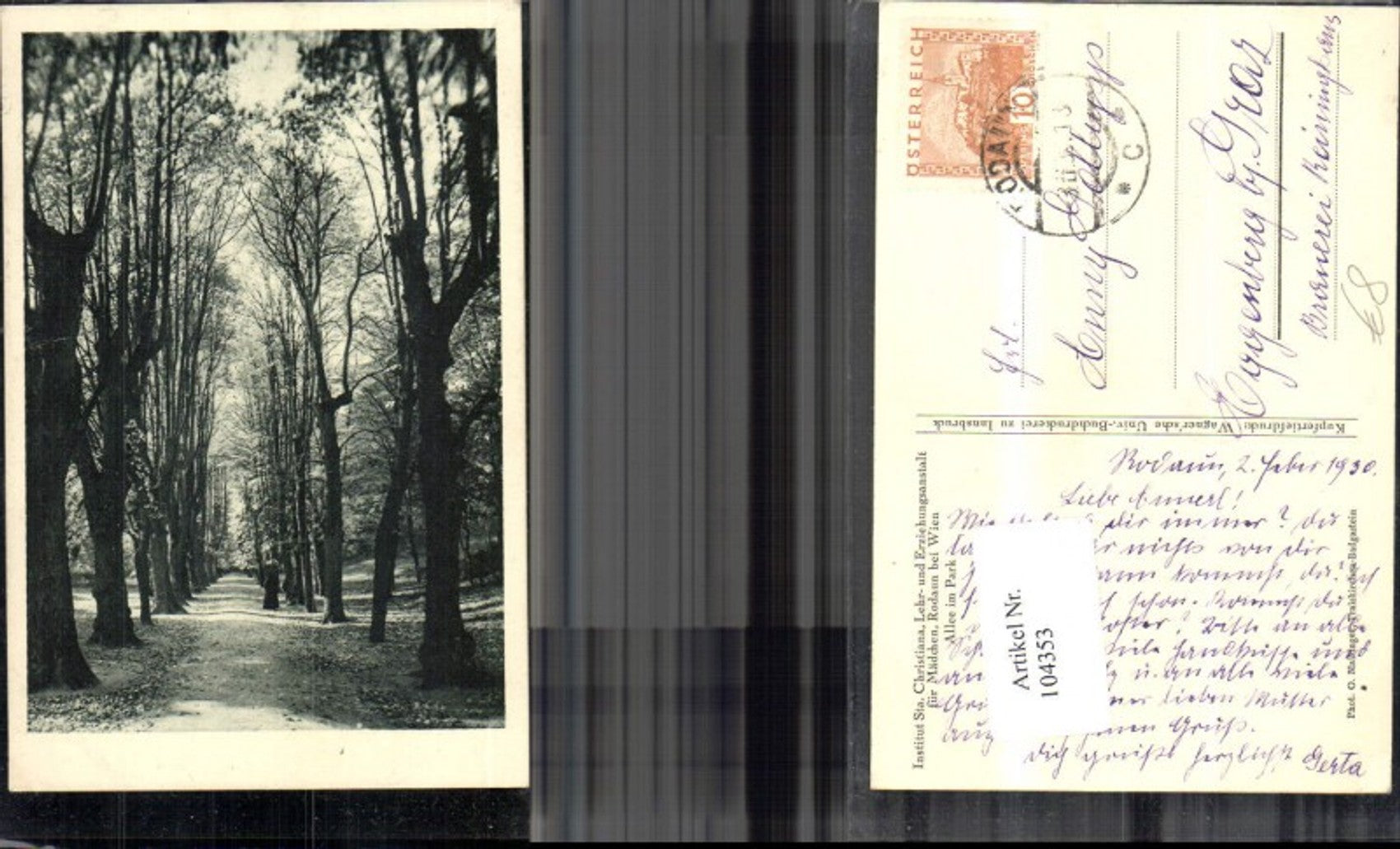 Alte Ansichtskarte – Old Postcard