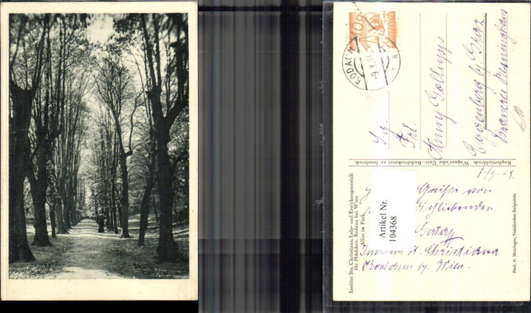 Alte Ansichtskarte – Old Postcard