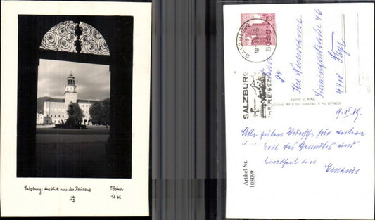 105099,Dr Defner Sb  45 Salzburg Ausblick aus d. Residenz