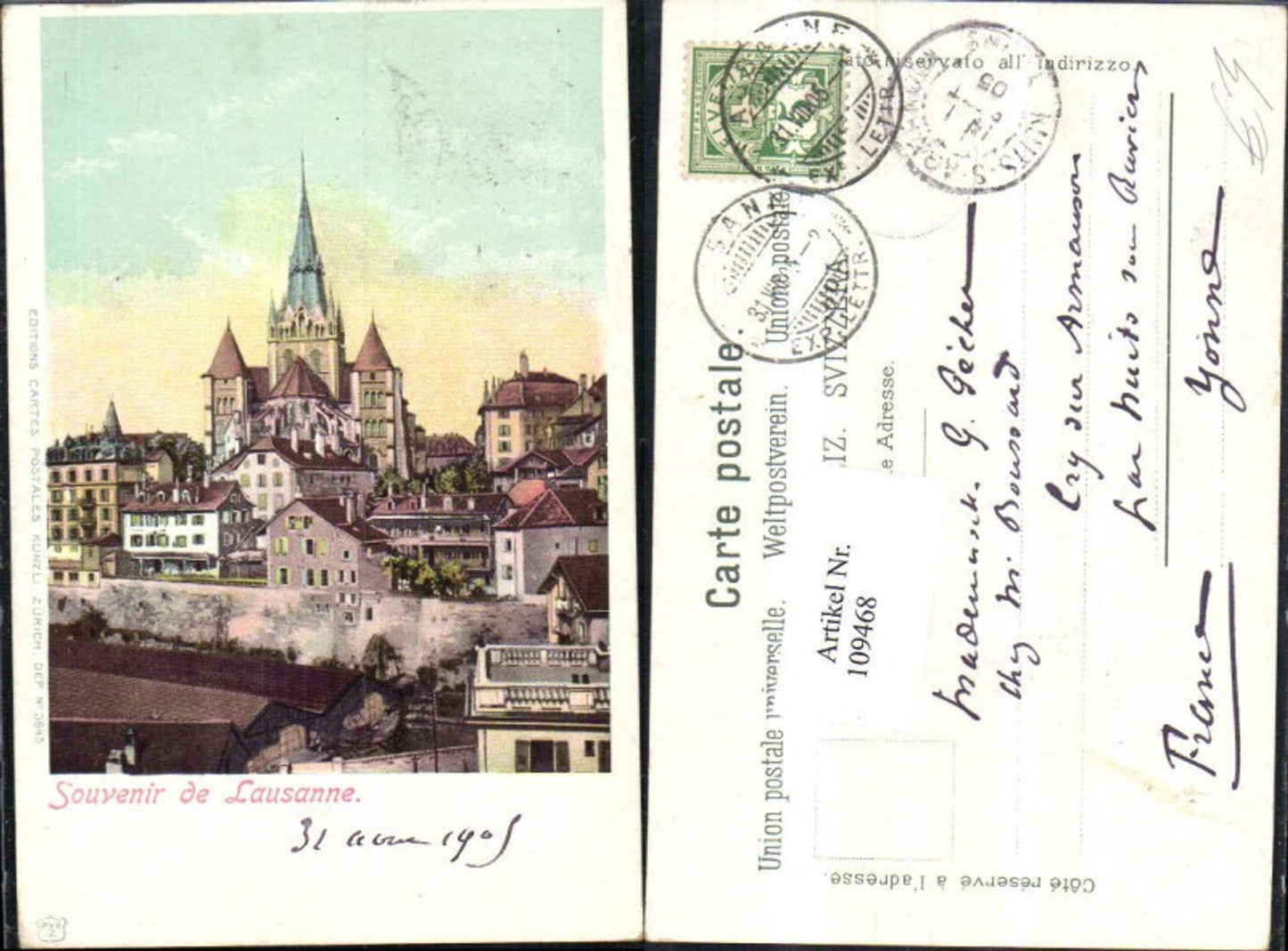 Alte Ansichtskarte – Old Postcard