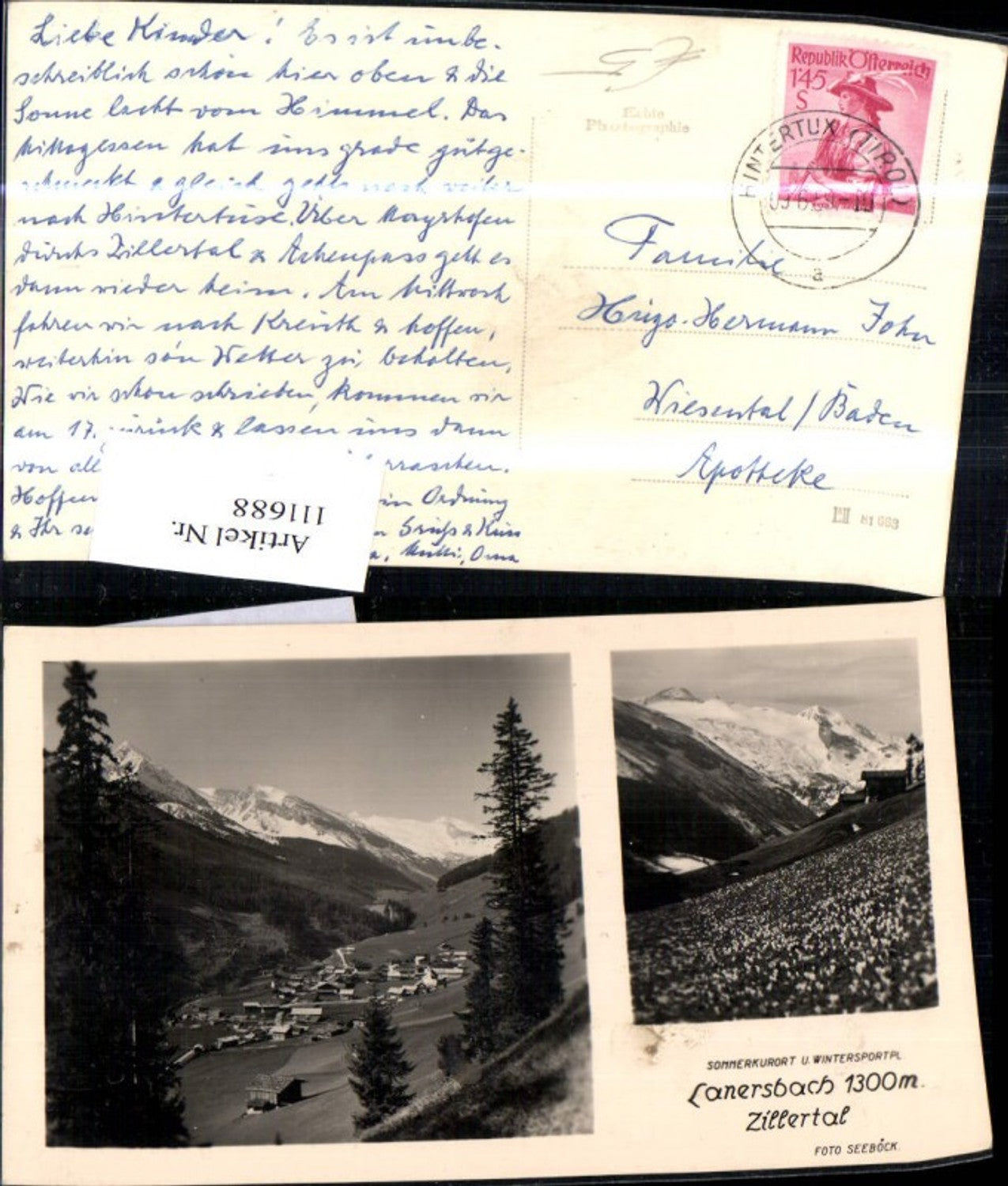 Alte Ansichtskarte – Old Postcard