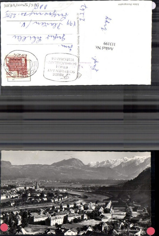113199,Hallein Salzburg Ortsansicht