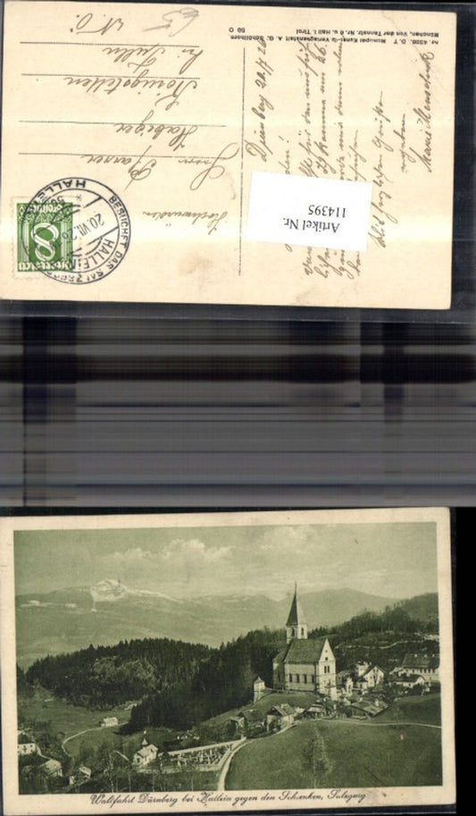 114395,Walfahrt Dürnberg bei Hallein gegen den Schenken Salzburg