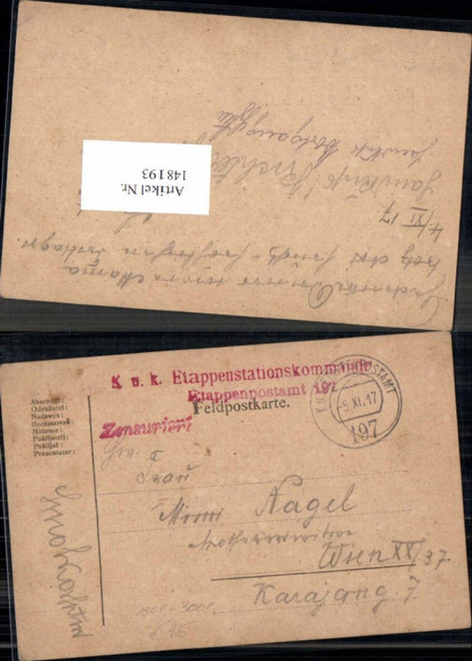 Alte Ansichtskarte – Old Postcard