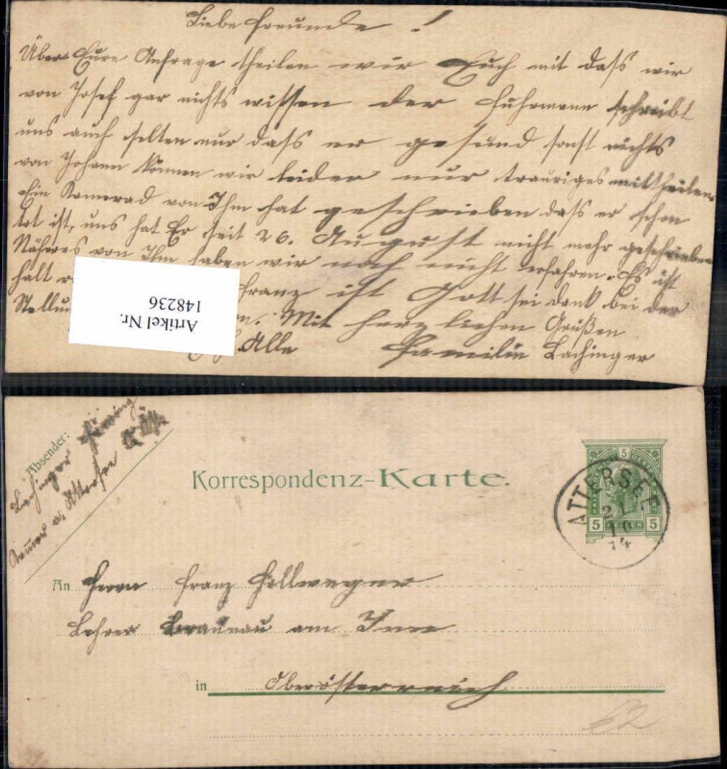 Alte Ansichtskarte – Old Postcard