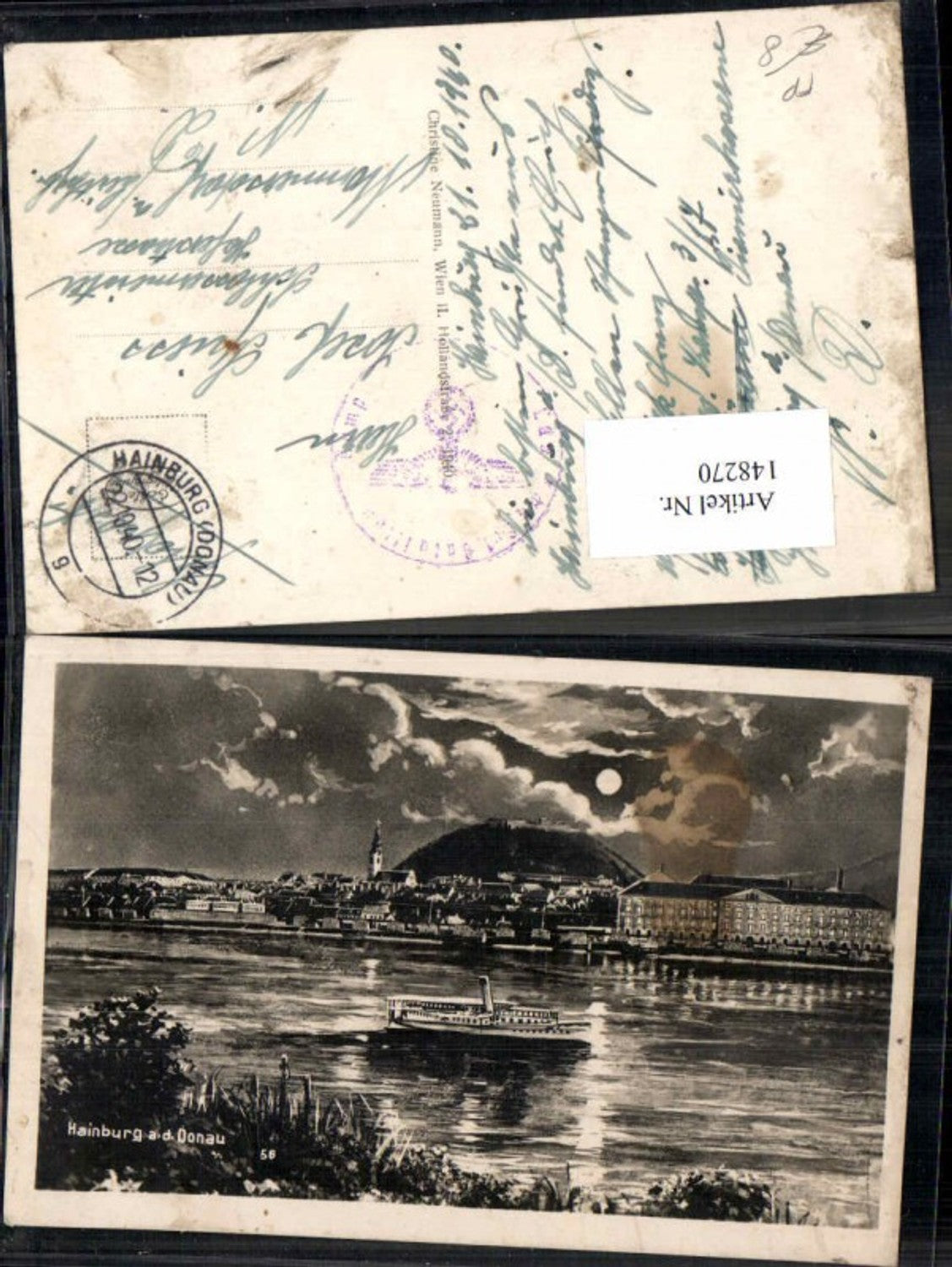 148270,Hainburg a.d. Donau MOnd Dampfer
