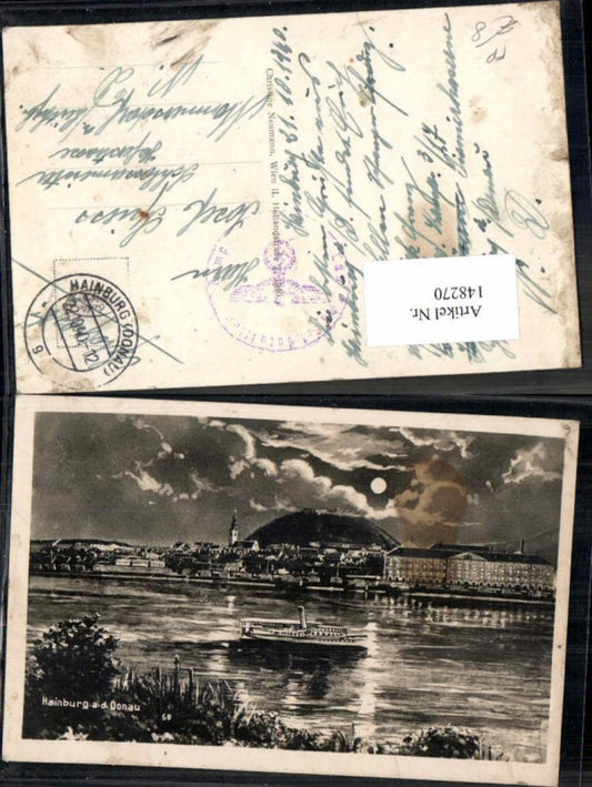 148270,Hainburg a.d. Donau MOnd Dampfer