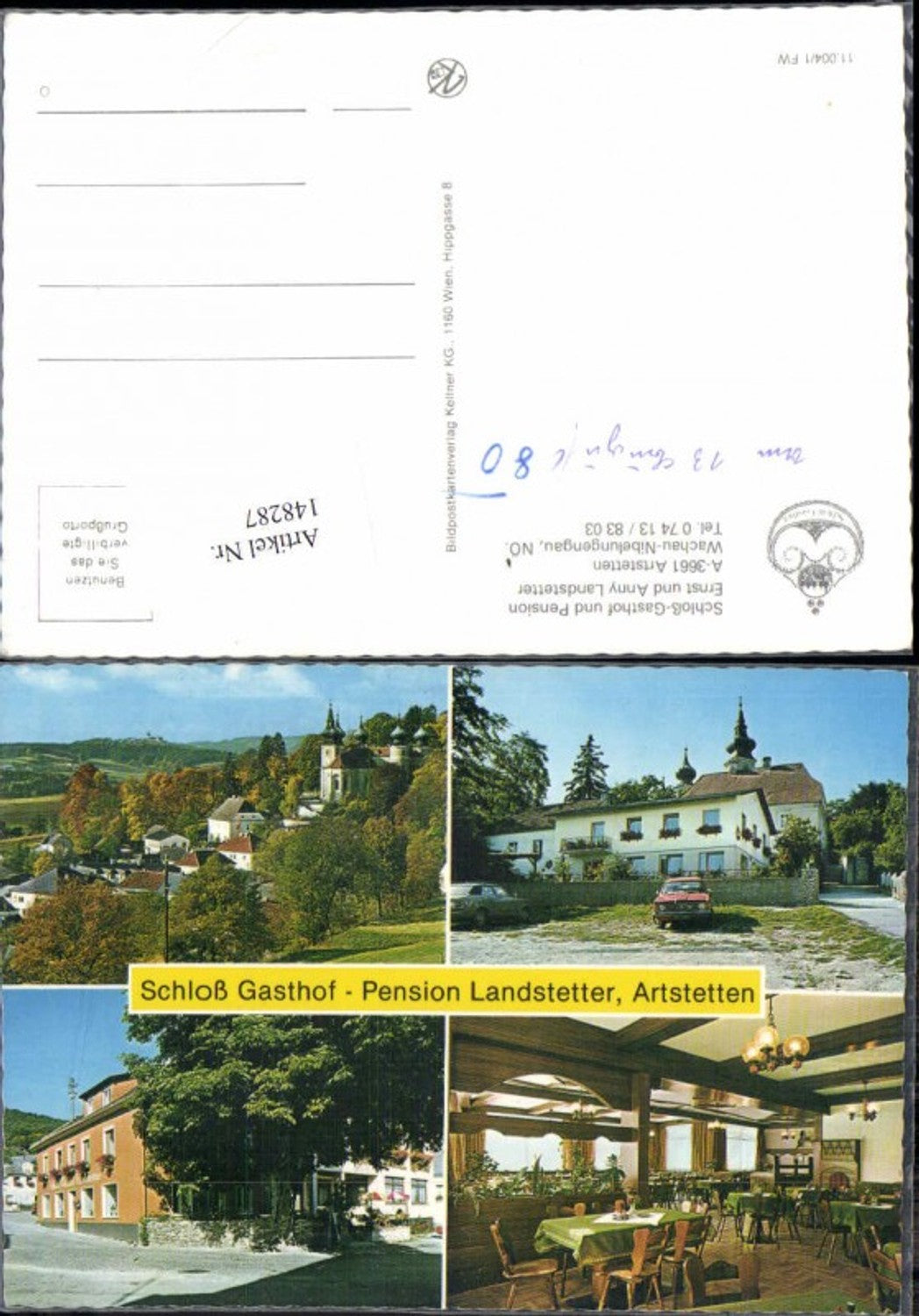 148287,Gasthaus Pension Landstetter Artstetten Melk