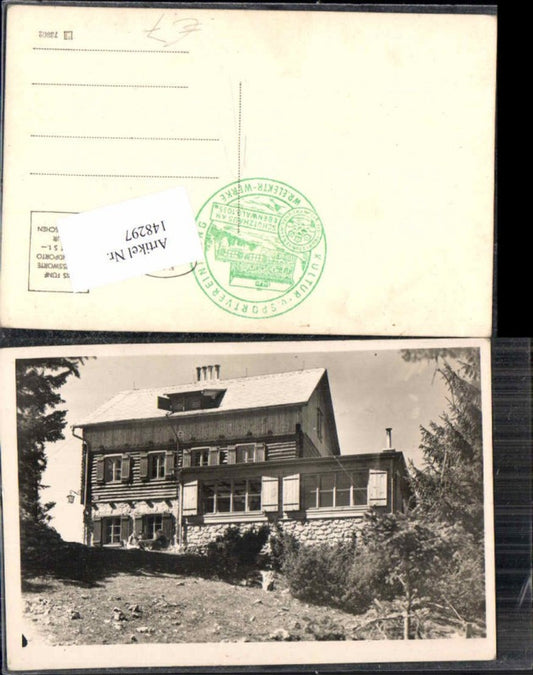 148297,Schutzhaus am Ebenwald Lilienfeld