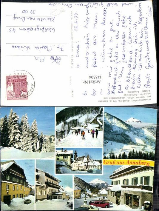 148304,Gruss aus Annaberg m. Ötscher