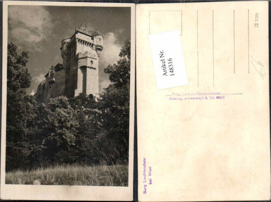 148316,FotoAK Burg Liechtenstein bei Mödling