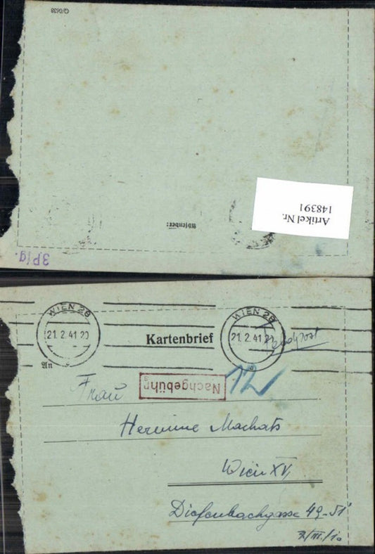 Alte Ansichtskarte – Old Postcard