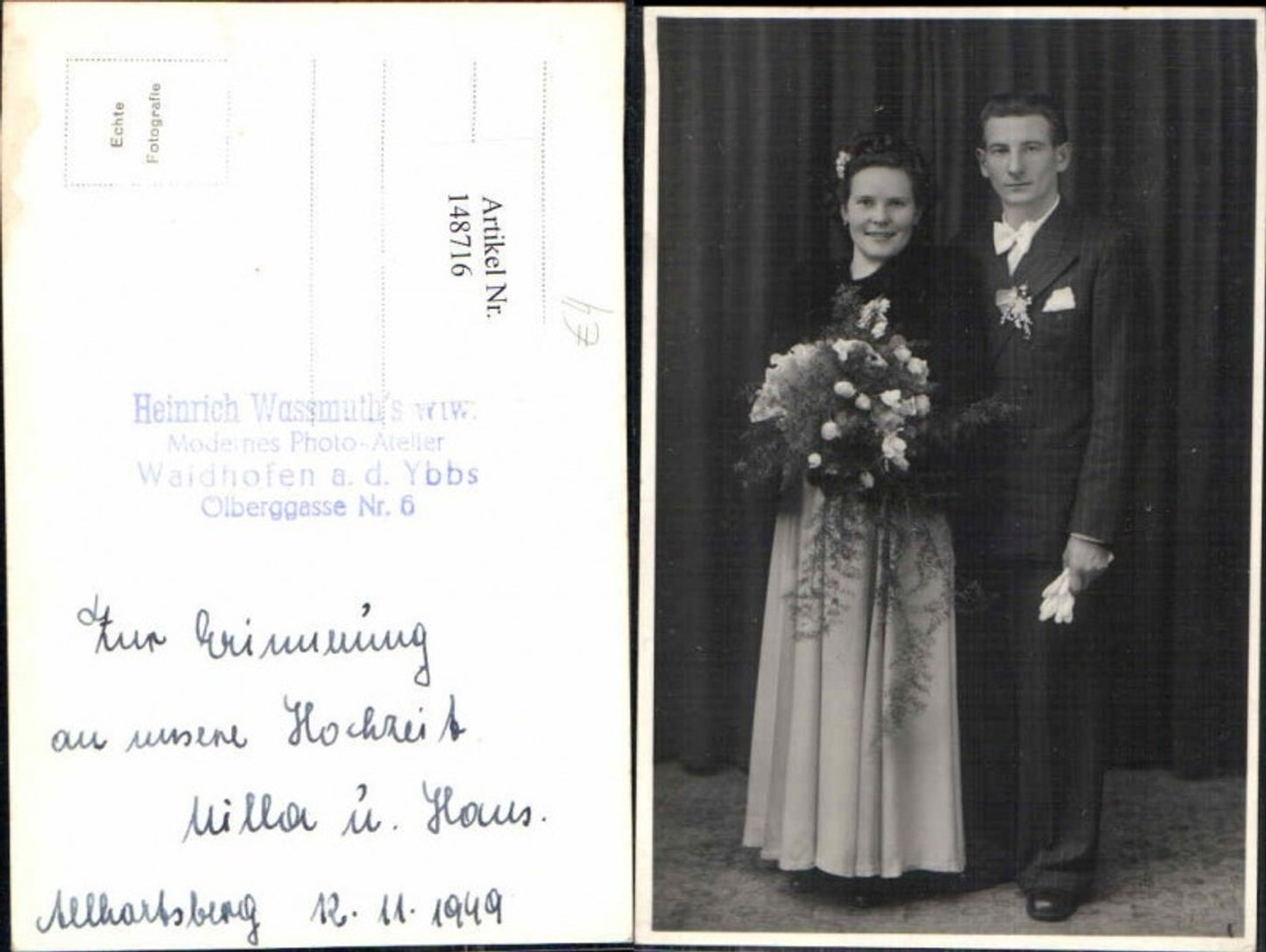 Alte Ansichtskarte – Old Postcard
