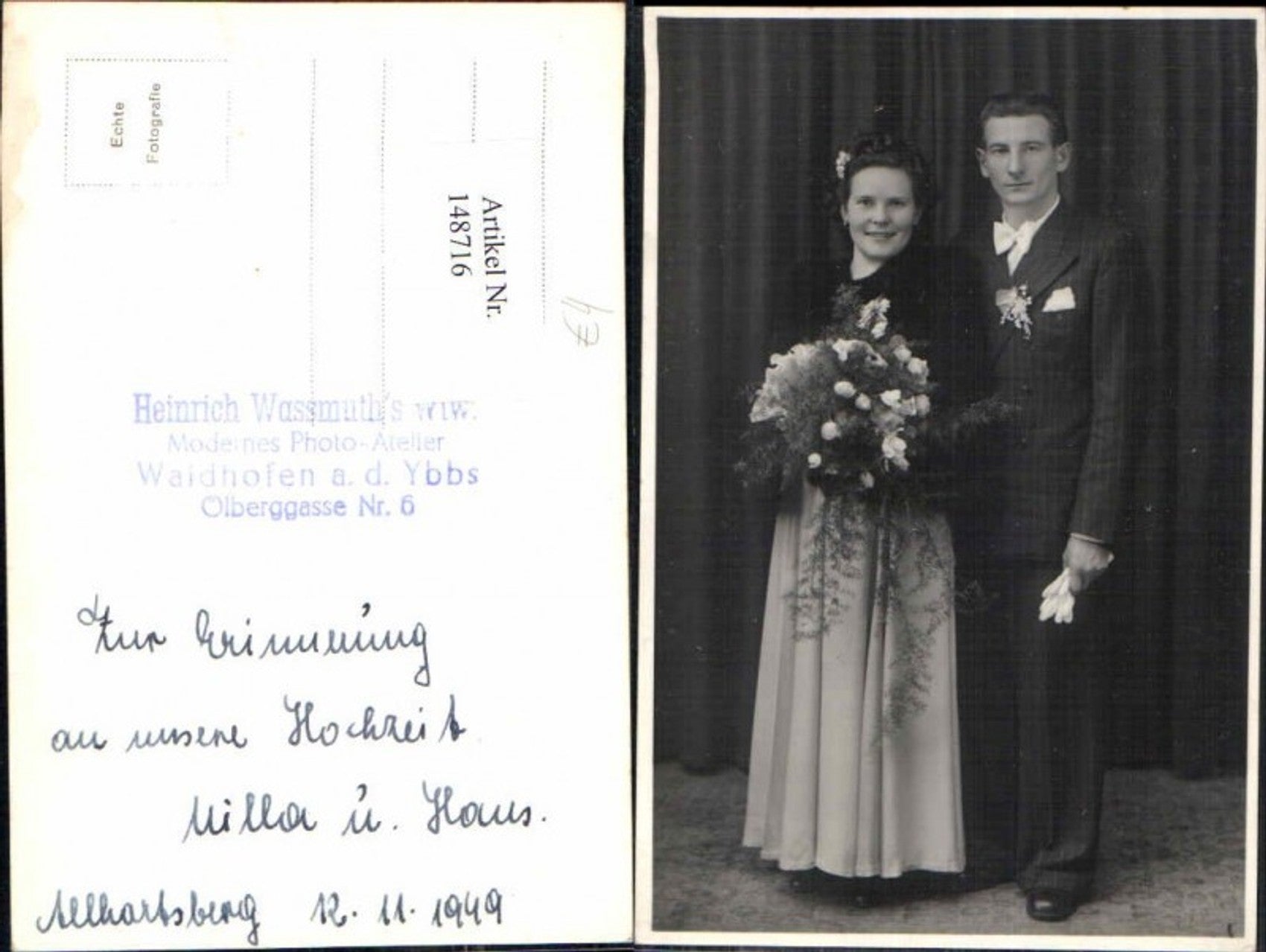 Alte Ansichtskarte – Old Postcard