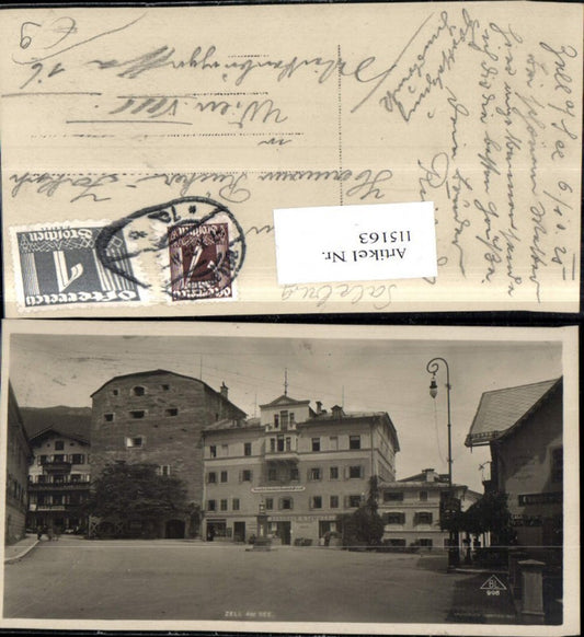 115163,Zell a. See Strassenansicht Bankhaus A. Lammer 1925