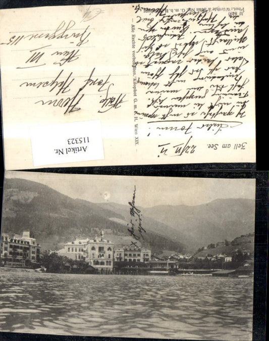 115323,Zell a. See Ansicht vom See aus