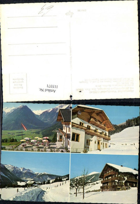 115371,Alpengasthof Venedigerhof Neukirchen MehrbildAk Fam Stöckl