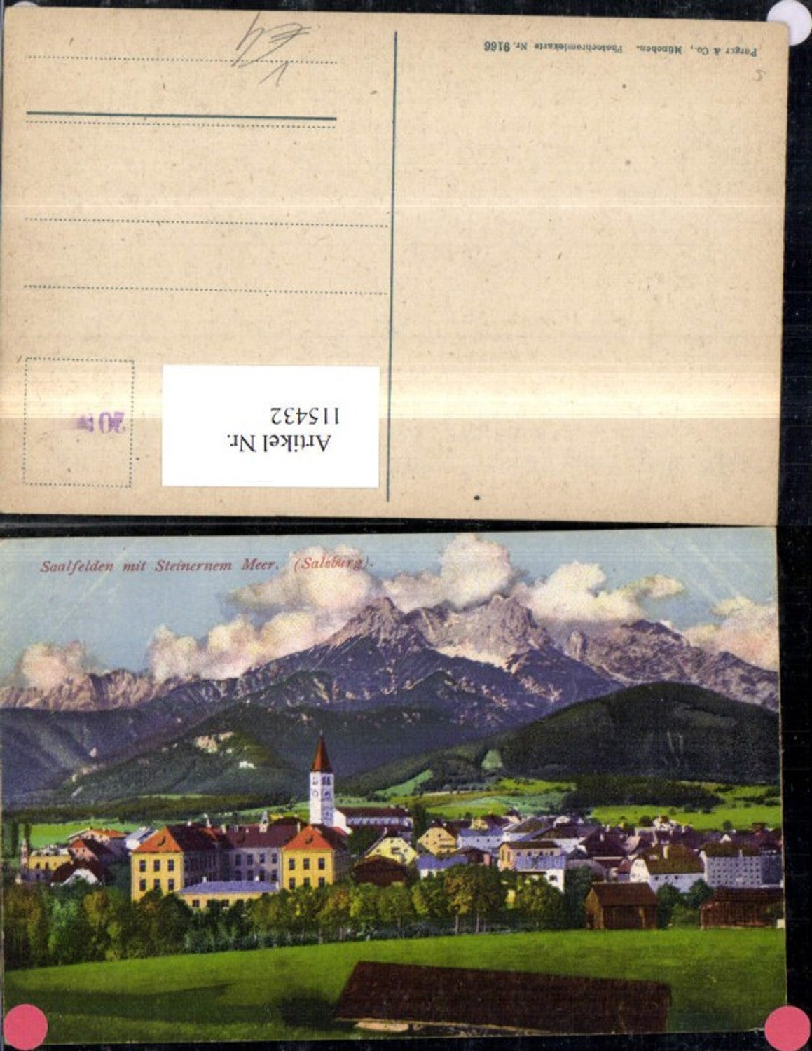 115432,Saalfelden m. Steinernem Meer Totale pub Purger Co 9166