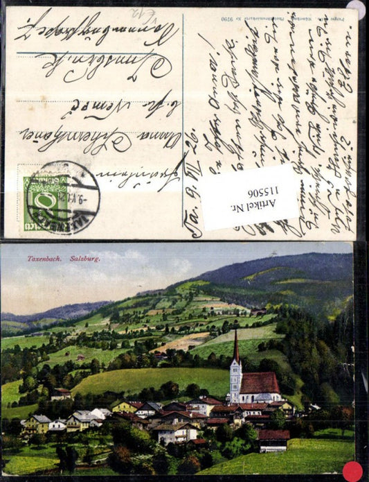 115506,Taxenbach Totale 1926 pub Purger Co 9790