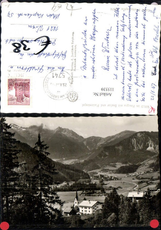 115539,Wald i. Pinzgau m. Seekar u. Plattenkogel 1967