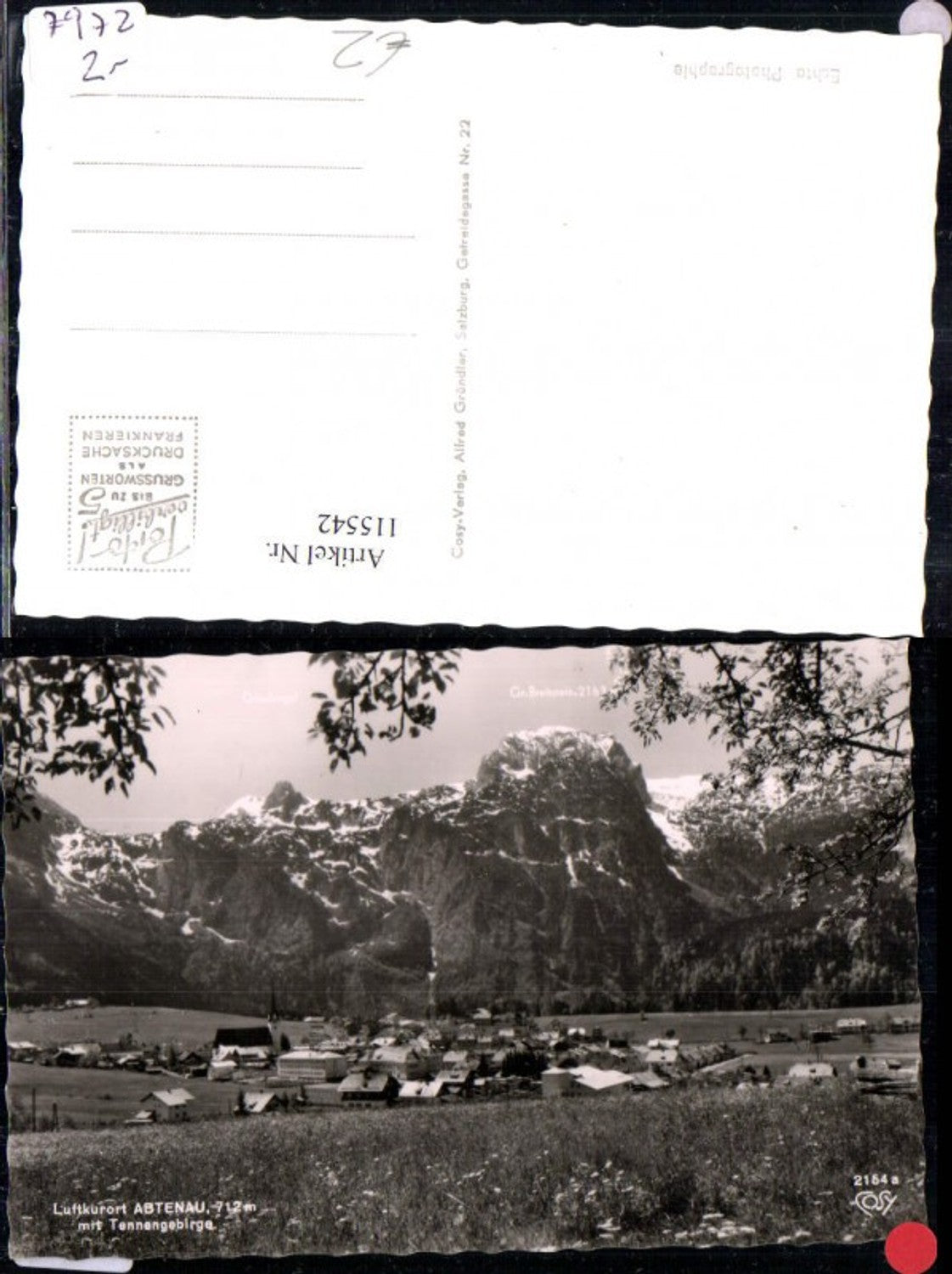 115542,Abtenau m. Tennengebirge