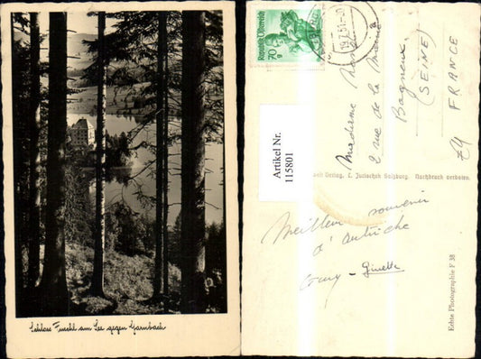 115801,Schloss Fuschl am See geg. Garnbach 1951