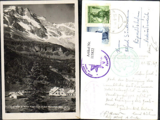 115822,Hoher Tauernhof Kolm Saigurn Bes. G Ammerer Rauris 1949