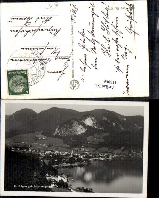 116096,St Gilgen g. d. Blombergstein 1941